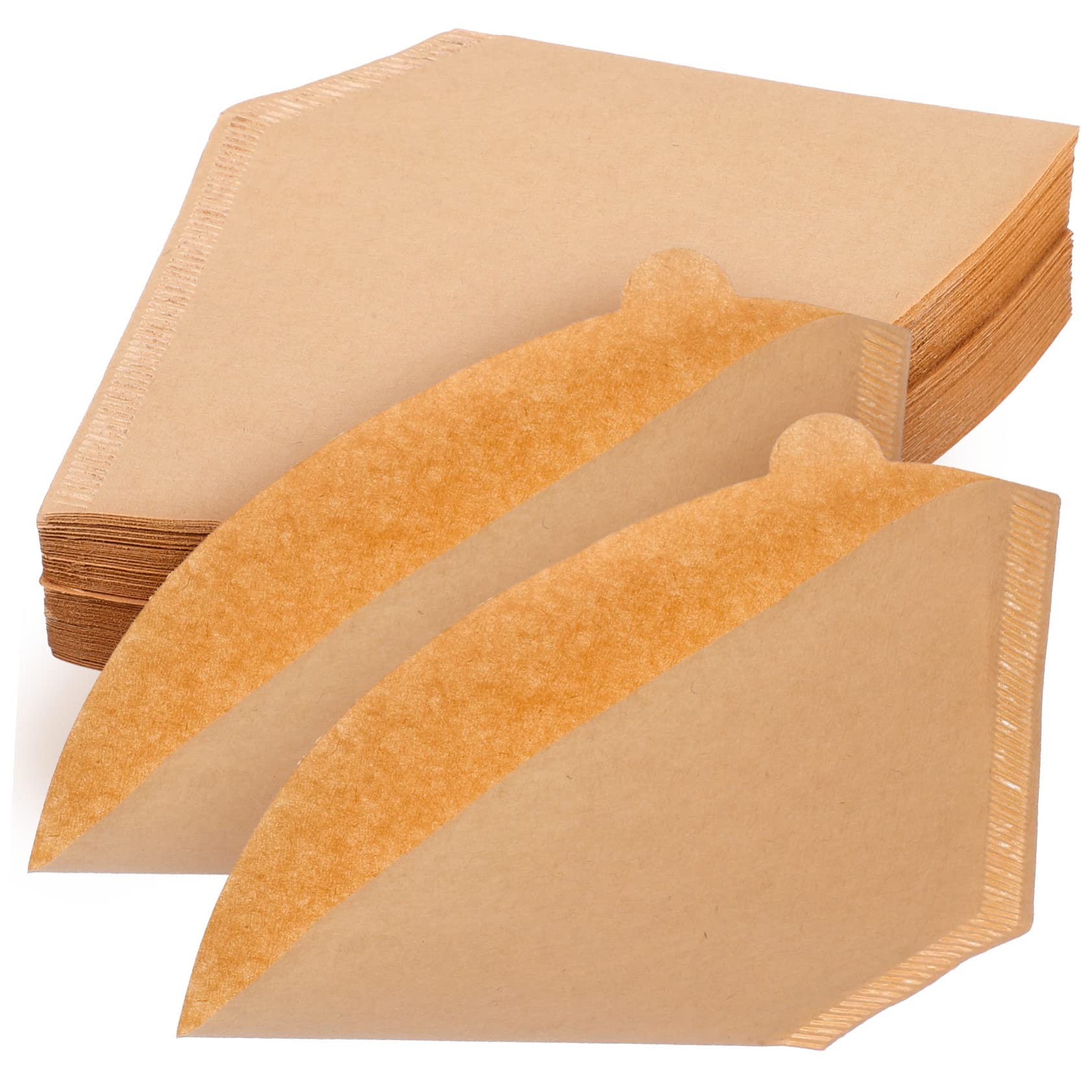 Filtro de Café de Papel Cónico Desechable 200 Piezas Caqui