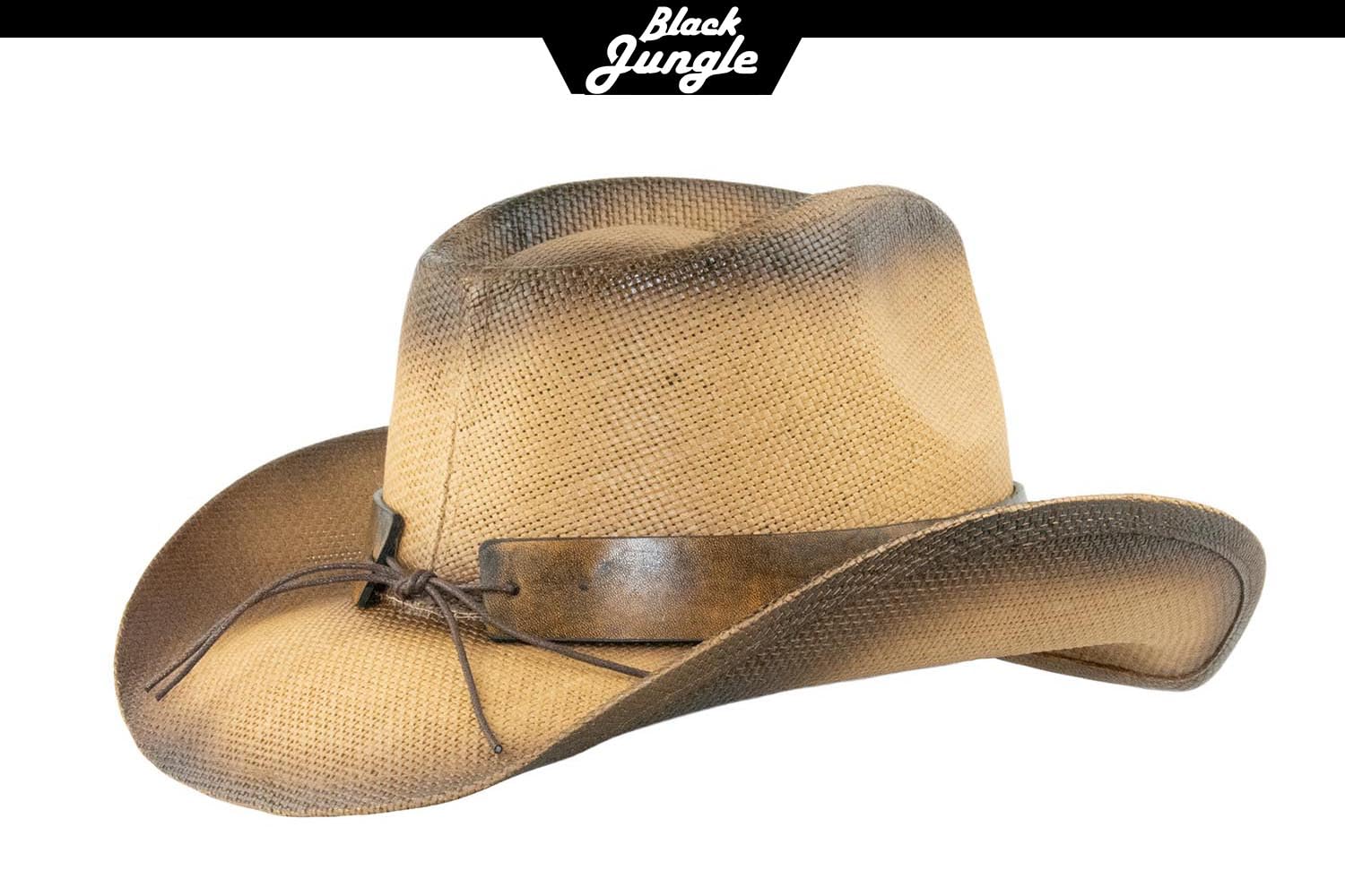 Black Jungle Tobago - Cappello estivo in paglia per attività all'aria aperta, per il tempo libero