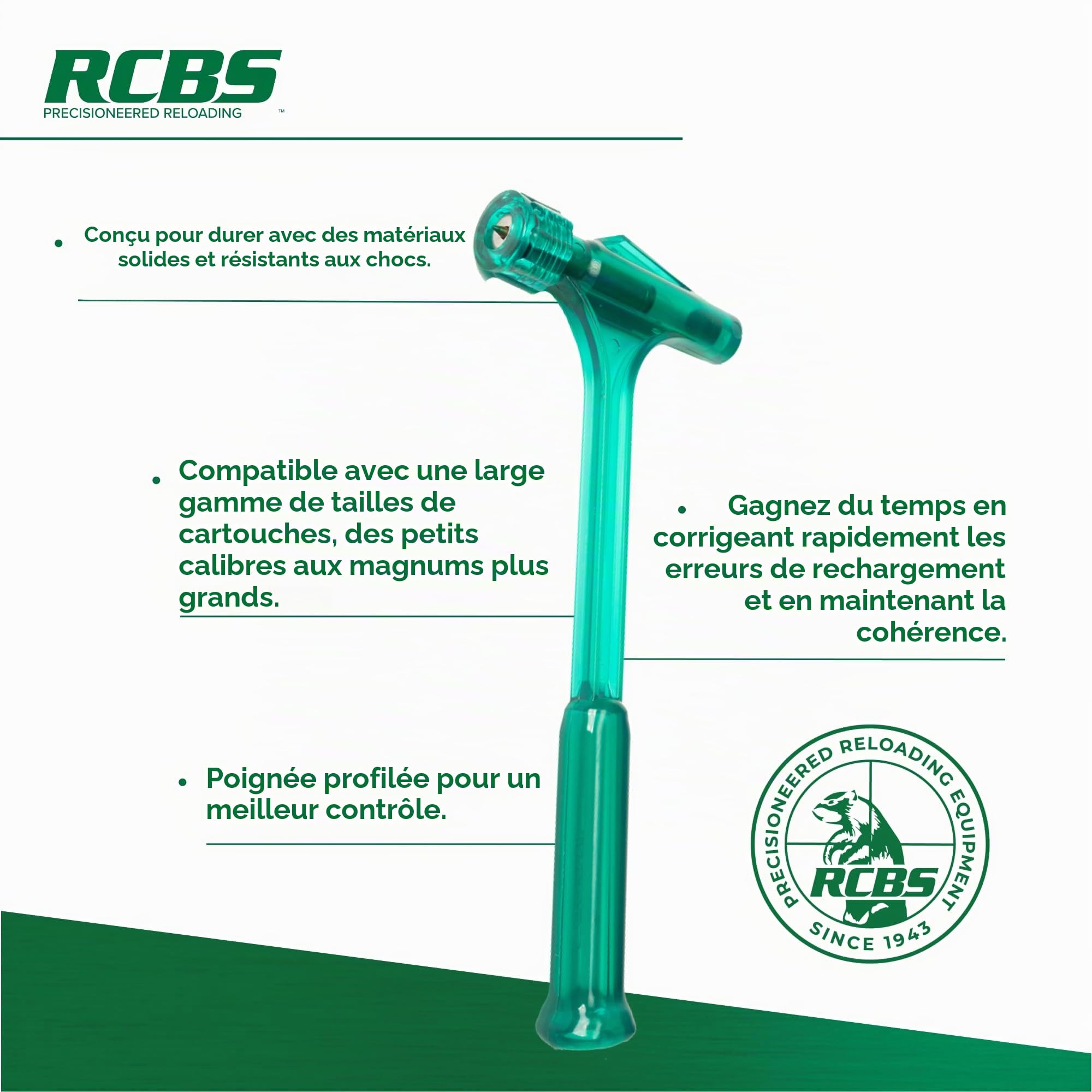 RCBS Marteau d'inertie, Adultes Unisexe, Vert, Unique
