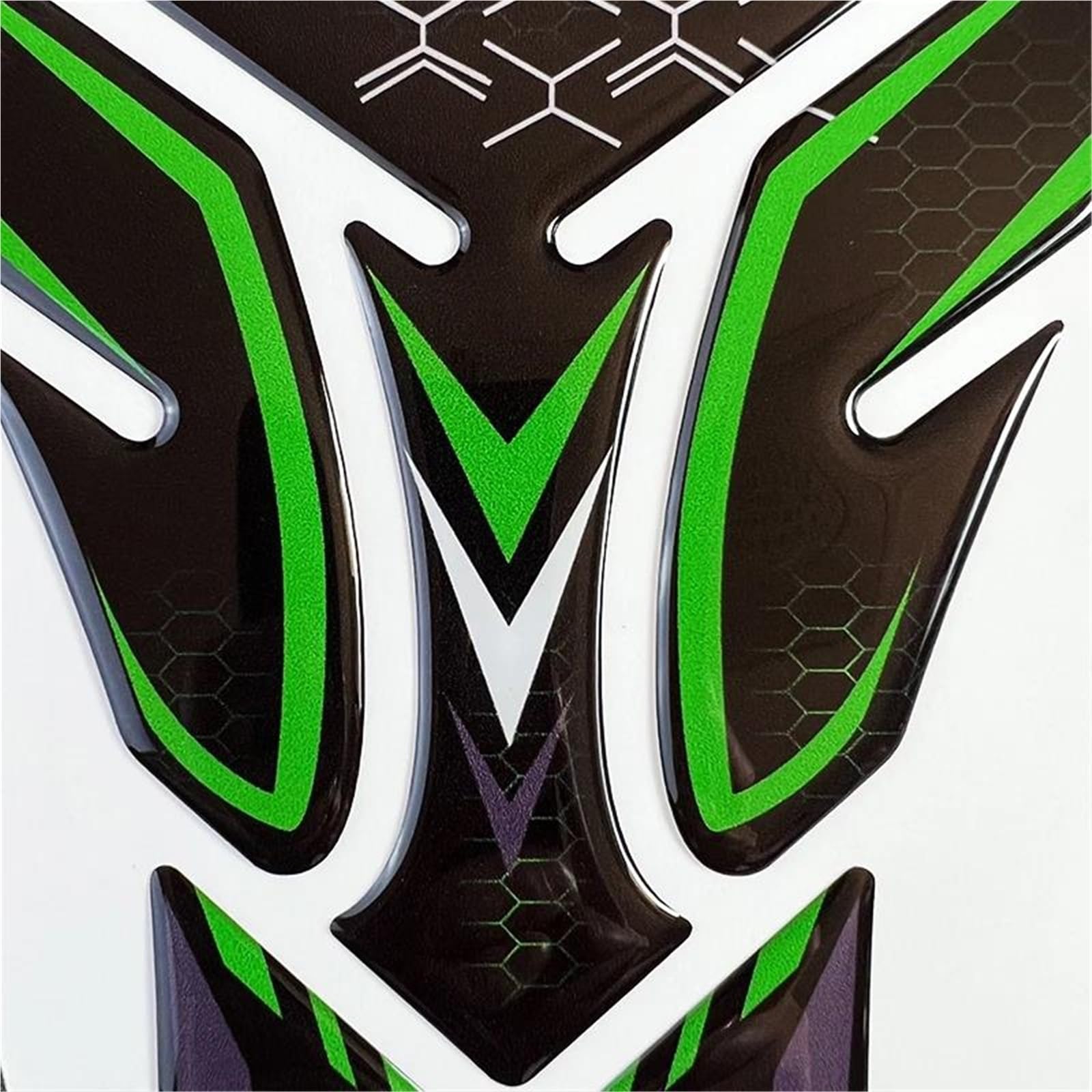 Adesivo Per Serbatoio Carburante Laterale Per Kawasaki, Per Ninja 400, Per Z 900 1000, Per ZX10R Per ER6N, Per Versys 650 gas serbatoio pad(VERDE)