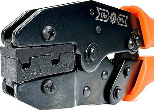 Miniatura 5 de Herramienta de crimpado de trinquete ligera para terminales de bandera no aislados AWG 22-14 G-L2F1