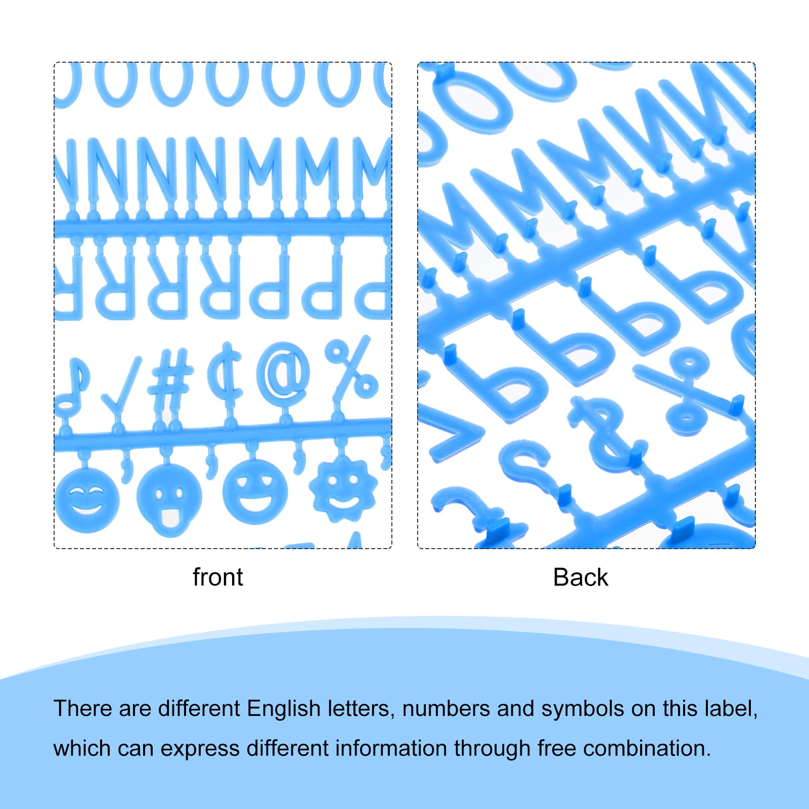 GUANGZHOU Characters For Felt Letter Board 290 Piece Numbers For Changeable Letter Board Message