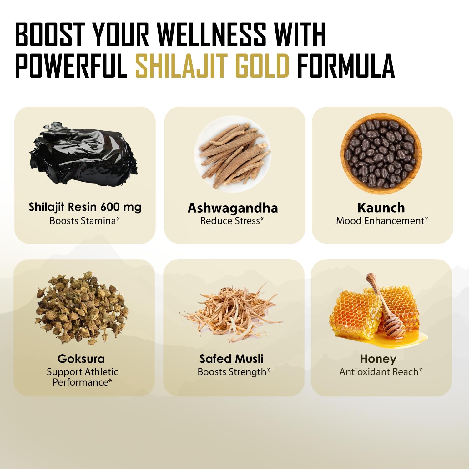 DELUCE Shilajit Honey Sticks Gold (30 Sticks) – Instant Energy & Stamina with Himalayan Shilajit, Organic Honey, KSM-66 Ashwagandha – Easy to Consume Daily Vitality Supplement — Amazon image 2