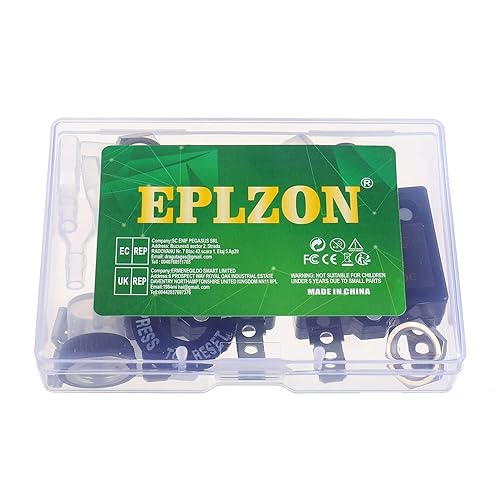 Miniatura 7 de Disyuntor de botón de reinicio manual de 15 A, 125250 V, CA, 50 V, CC, protector de sobrecarga térmica con terminales de conexión rápida y tapas de