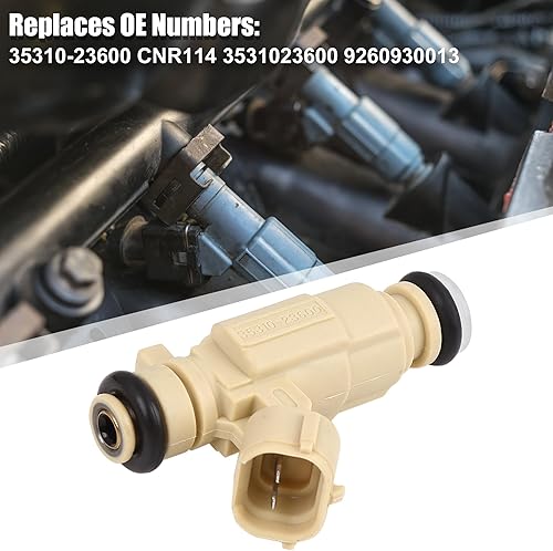 Miniatura 2 de uxcell 4pcs 35310-23600 Inyector de combustible para Hyundai Santa Fe Tucson Elantra Tiburon para Kia Optima Rondo Soul Sportage Spectra Spectra5