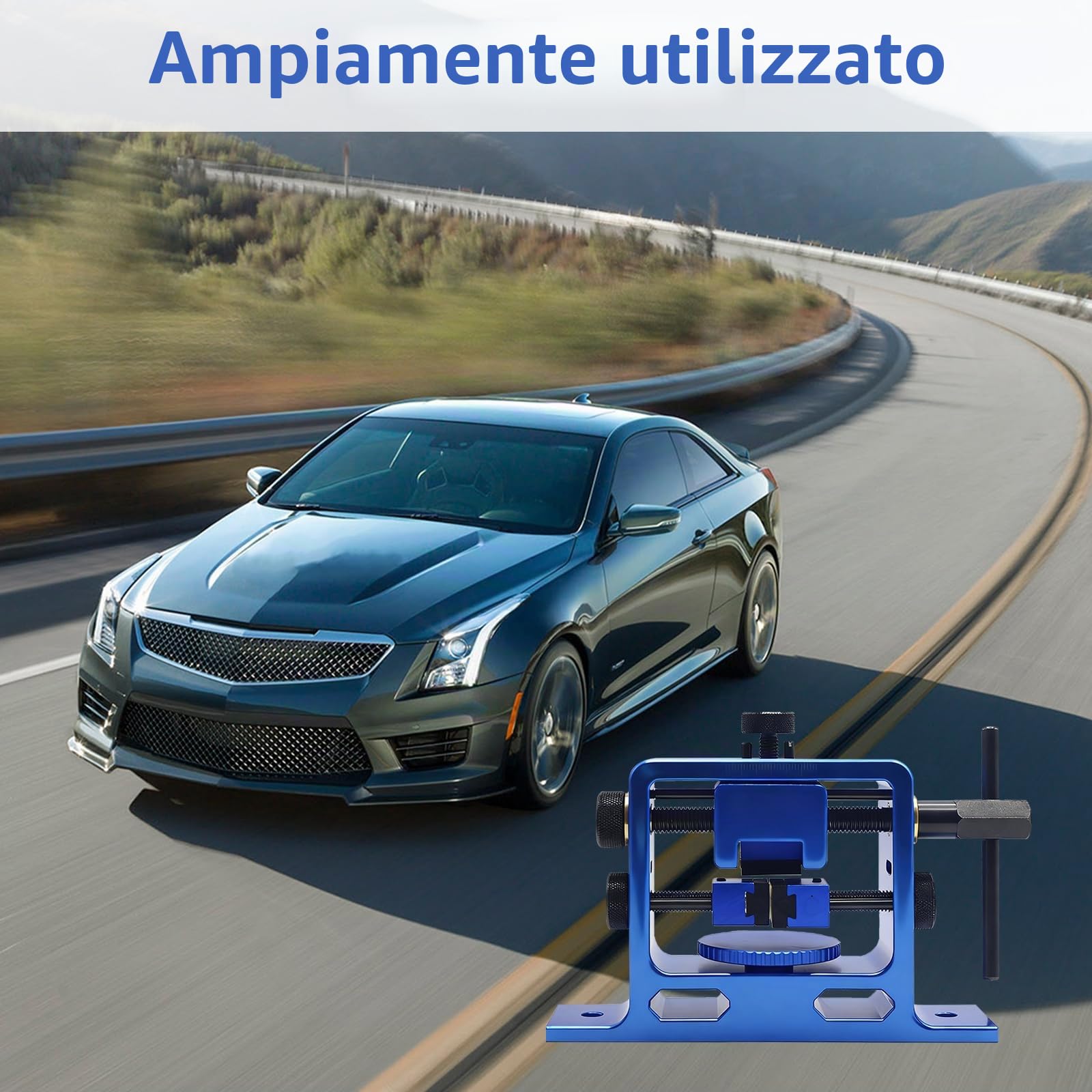 BRGD Strumento di Spinta della Tacca di Mira, Strumento di Regolazione per l'automotive con Finestre di Visualizzazione Laterali per Il Fissaggio e Lavorazione dei Pezzi