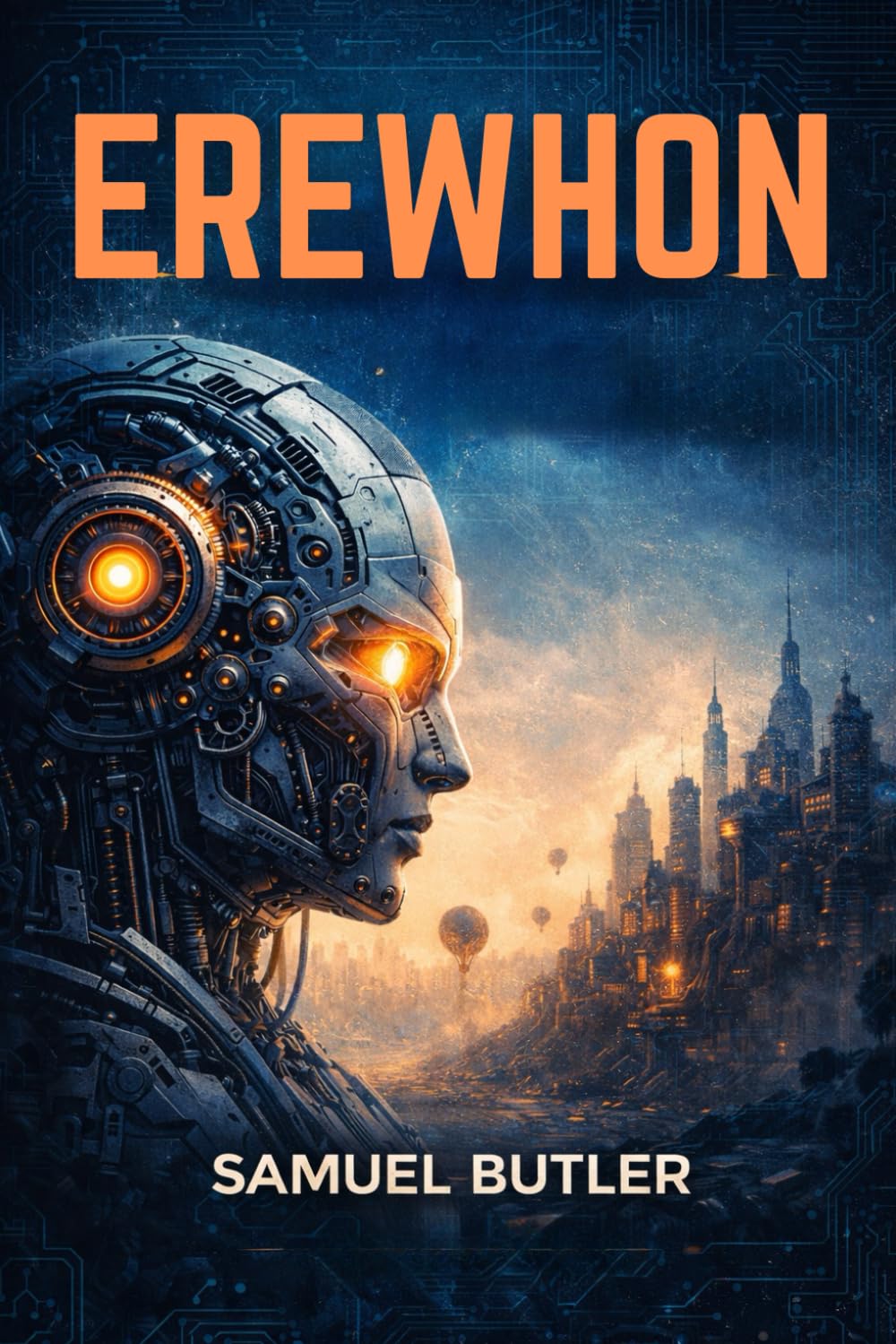 EREWHON Samuel Butler: The Classic Dystopian Book, Humanity versus AI Machines Revolution, 1984 Original Edition