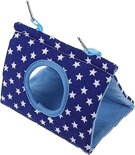 Balacoo Ninho Casa Periquitos Tenda De Lona Pet Teepee Tenda De Quatro Estações Gaiola De Pássaros Acessórios Para Periquitos Ninho De Pássaros Ninhos De Pássaros Gaiola Ninho De Pássaro