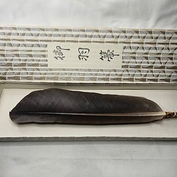 ● 茶道具　御羽箒　箒博作　三つ羽根　2点　鶴　鷲 ○ 茶道具 御羽箒 箒博作 三つ羽根 2点 鶴 鷲 - メルカリ