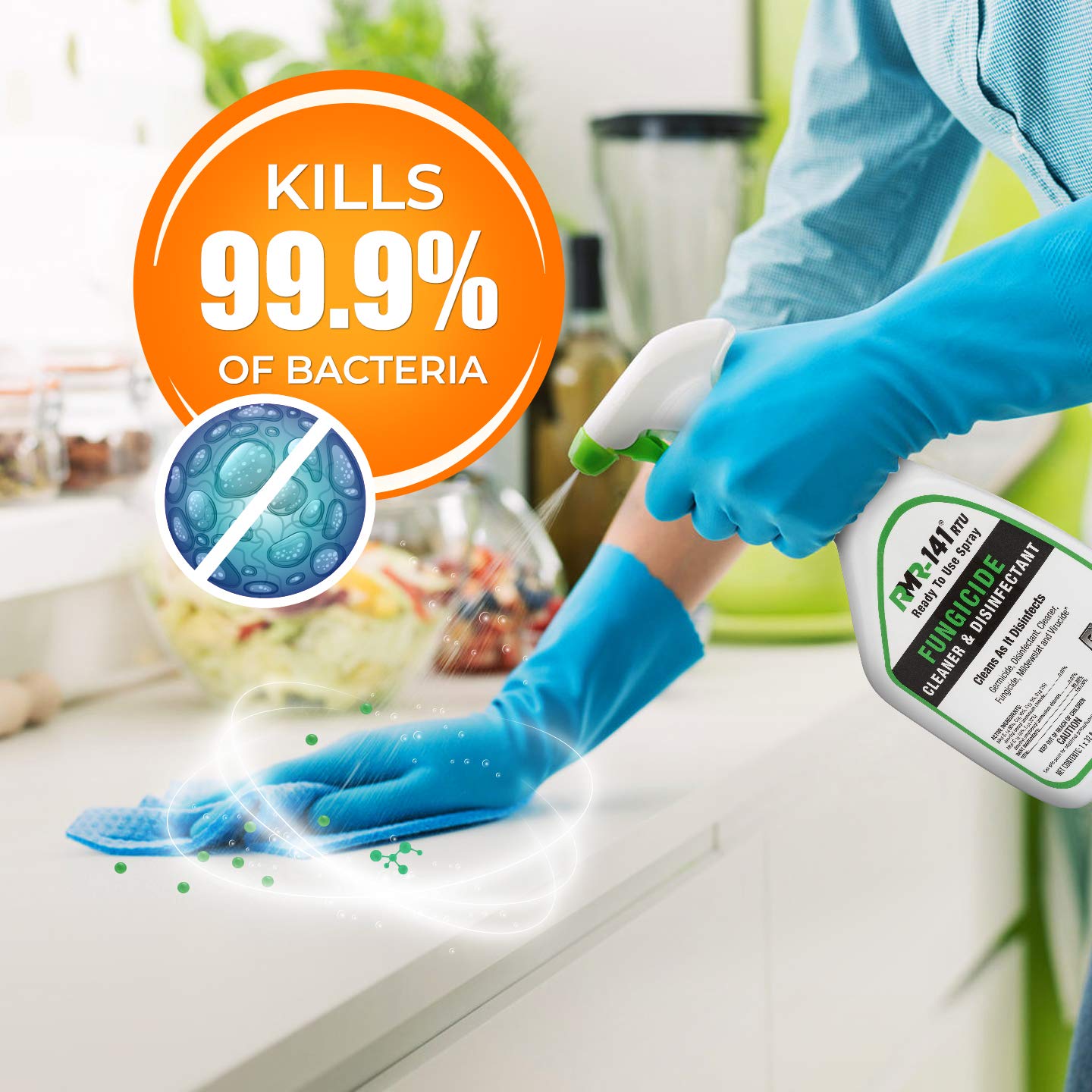 RMR141 Disinfectant Spray Cleaner, Kills 99 of Household Bacteria and