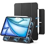 ESR for iPad Air 11 Inch Case M3/M2 (2025/2024), iPad Air 5th/4th Gen (2022/2020), Powerful Magnetic Attachment, Slim Trifold Stand Case, Auto Wake/Sleep, Durable Protection, Black