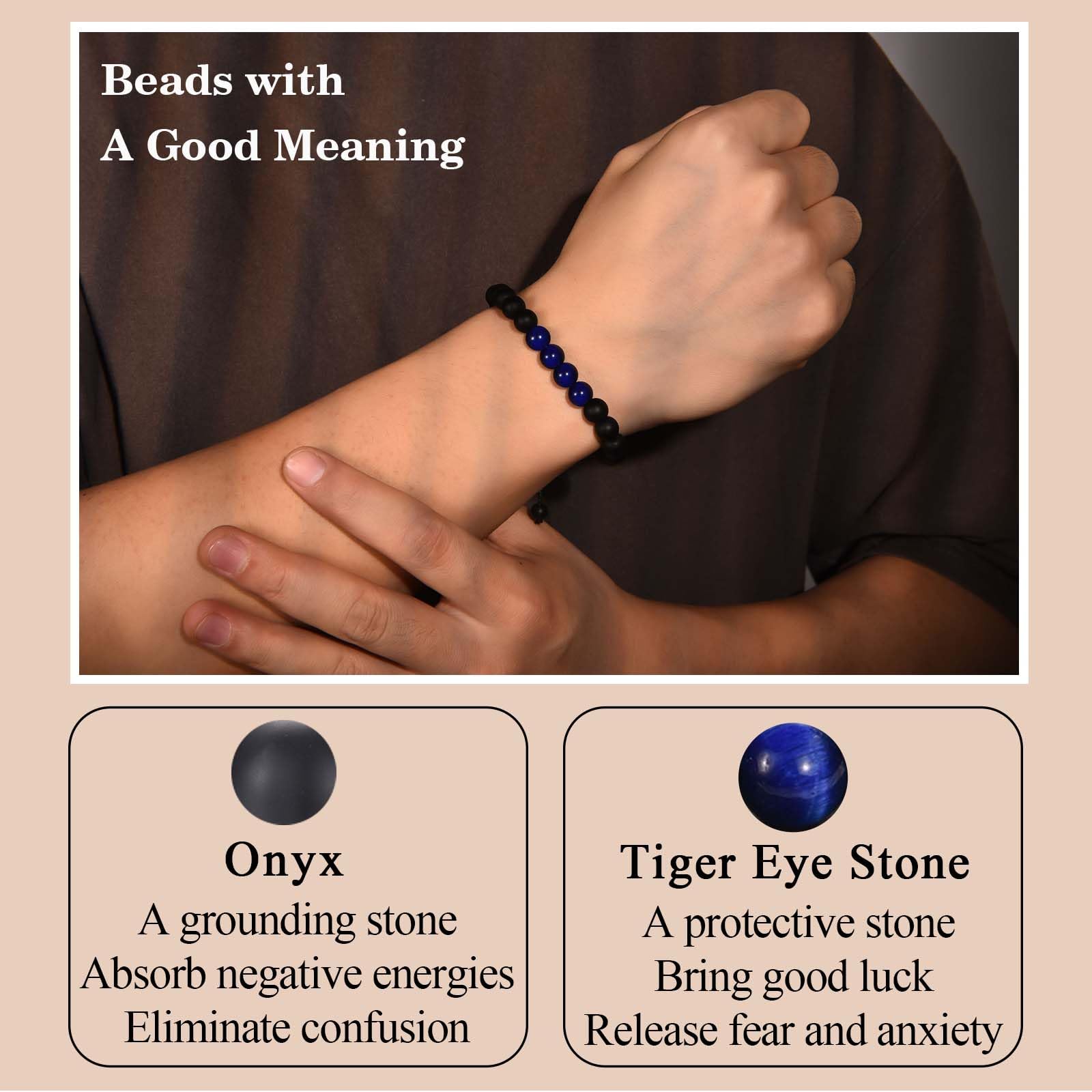 13th 16th 18th 21st 30th 40th 50th 60th Birthday Gifts for Boys Men Him, 11-21 30-60 Year Old Boy Male Man Birthday Gifts Birthday Bracelet for Son Brother Grandson Nephew Dad Husband Friend Boyfriend