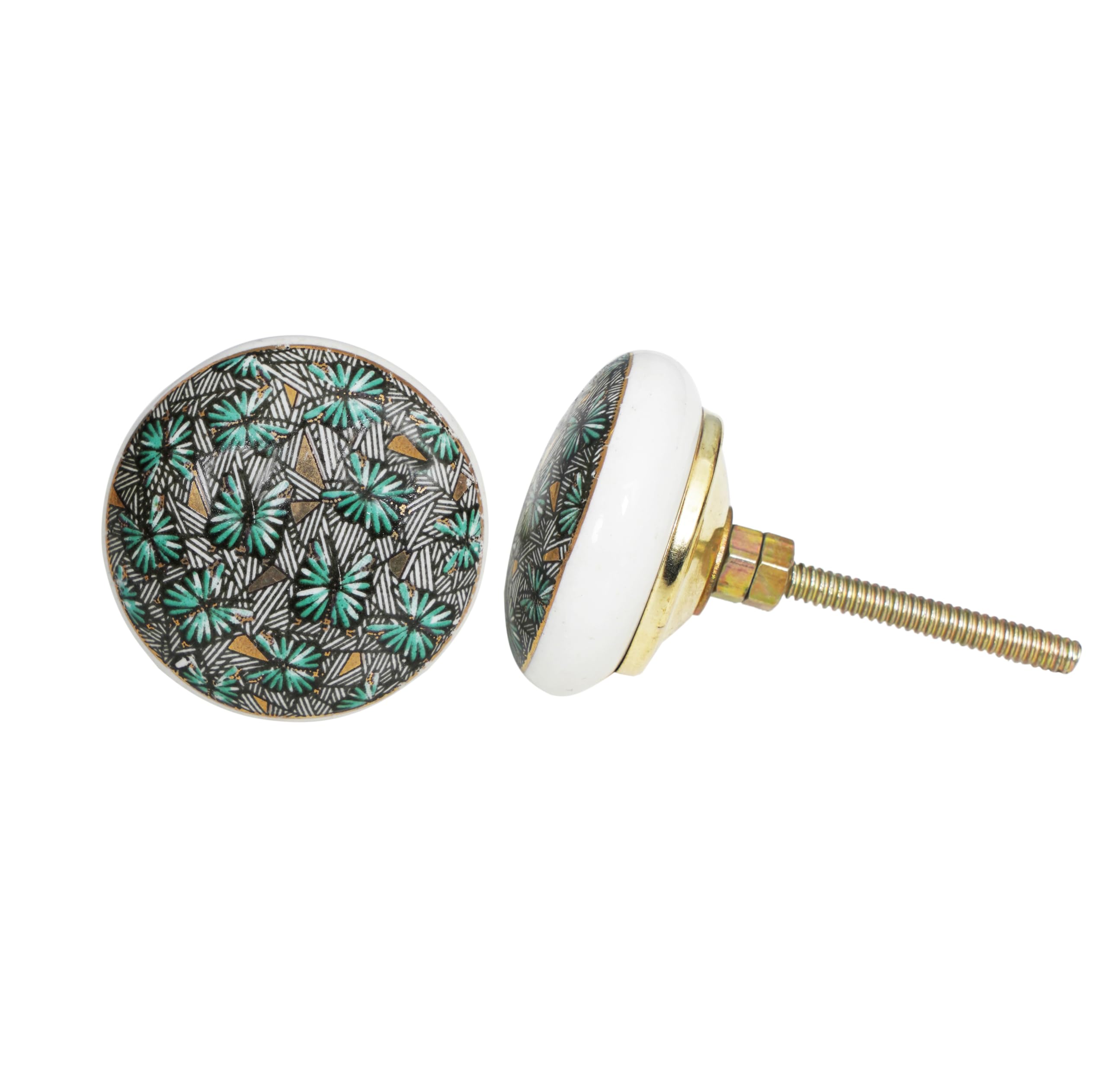 Knäufe für Schränke und Schubladen, Vintage-Keramik, bunt, Küchenmöbel, Ziehgriffe, Schränke für Kleiderschrank, Zuhause, 12 Stück