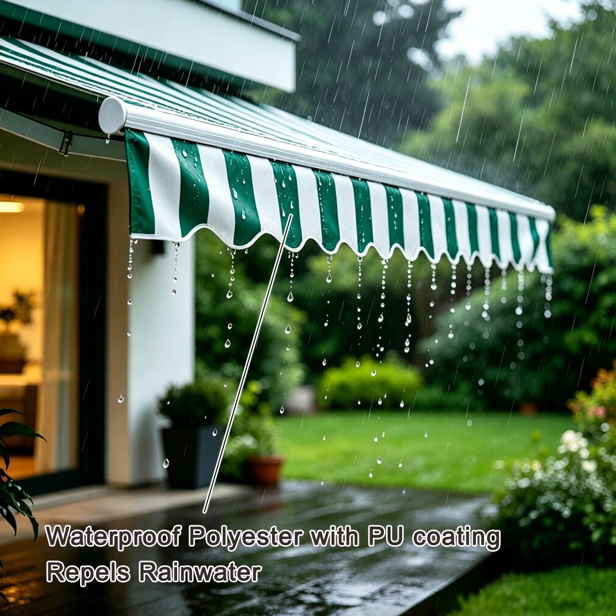 Zamienny pasek materiałowy do markizy, 1 opakowanie | 6.6 to 19.7 ft Water Resistant Outdoor Patio Sunshade Shelter Cloth Valance(Pink White,L23ft)