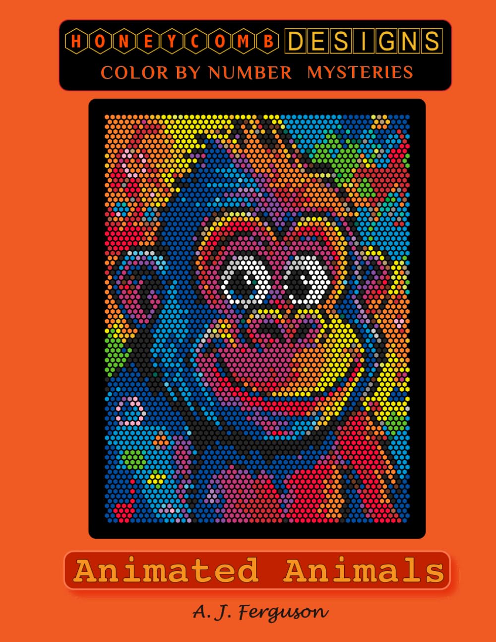 Animated Animals Color by Number Book - Standard paper