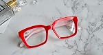 Eyekepper Reading Glasses, Readers for Women, 2.00 Square Red | Ladies Reader Eyeglasses, Stylish Womens Cheaters with Spring Hinges, Unbreakable Scratch Resistant.