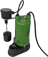 Vista 5 de PumpSpy Bomba de sumidero de 1/2 HP - Bomba sumergible, eliminación de agua para sótano, kit de bomba de sumidero de espacio de arrastre, hierro
