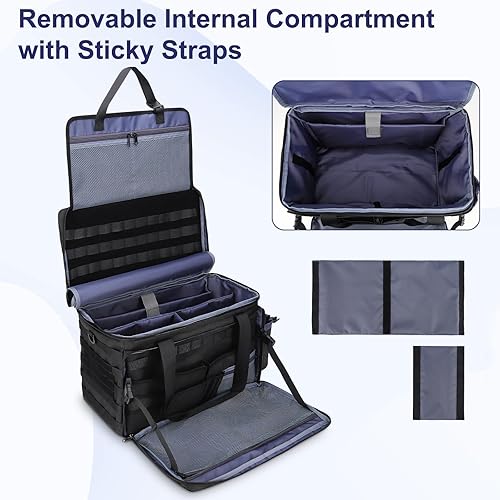 Miniatura 7 de Bolsa de patrulla, bolsa de equipo de policía para policía, organizador de asiento delantero de automóvil, bolsas tácticas para oficial, accesorios