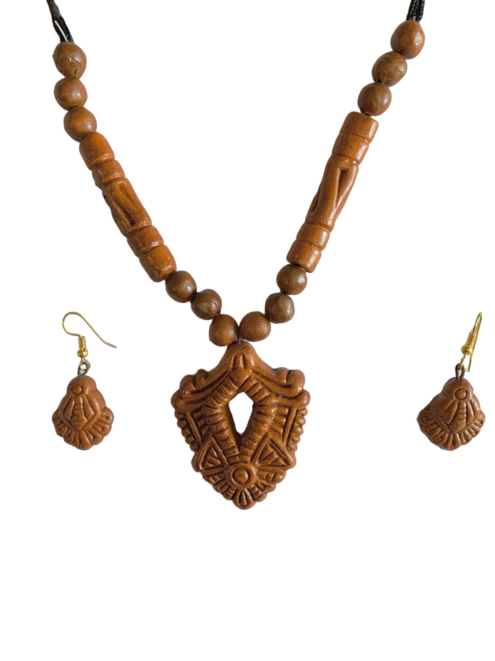 Arteastic terracotta Necklace earring bangle set for Women BJ-311 (B0CZHLRJJH) Amazon Price History, Amazon Price Tracker
