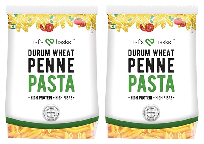 Durum Wheat Penne Pasta, 500g (Pack of 2)