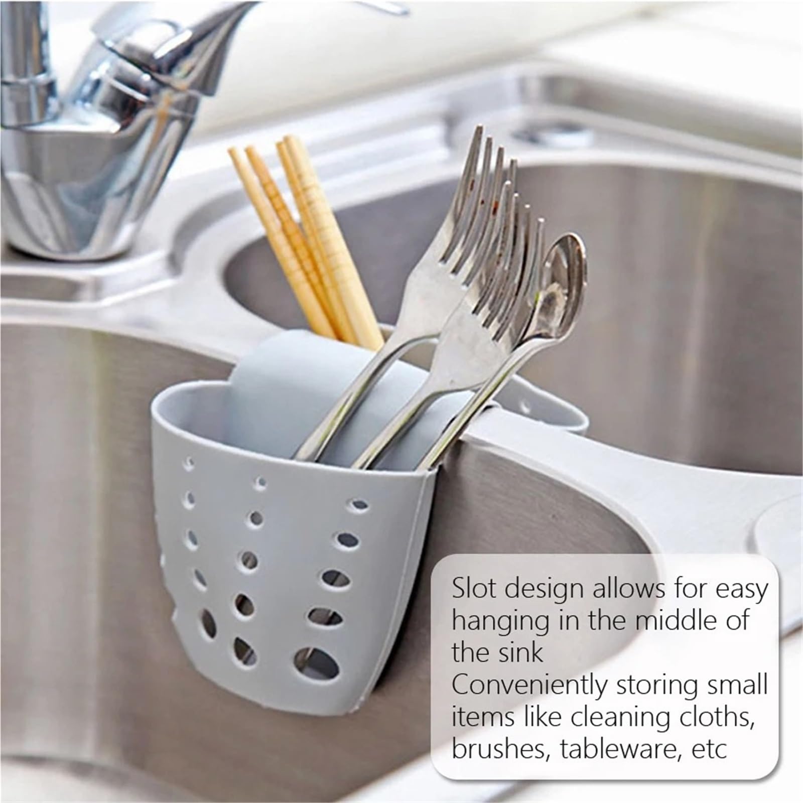Cestello doppio for lavello 2 pezzi Per Cucina E Bagno
