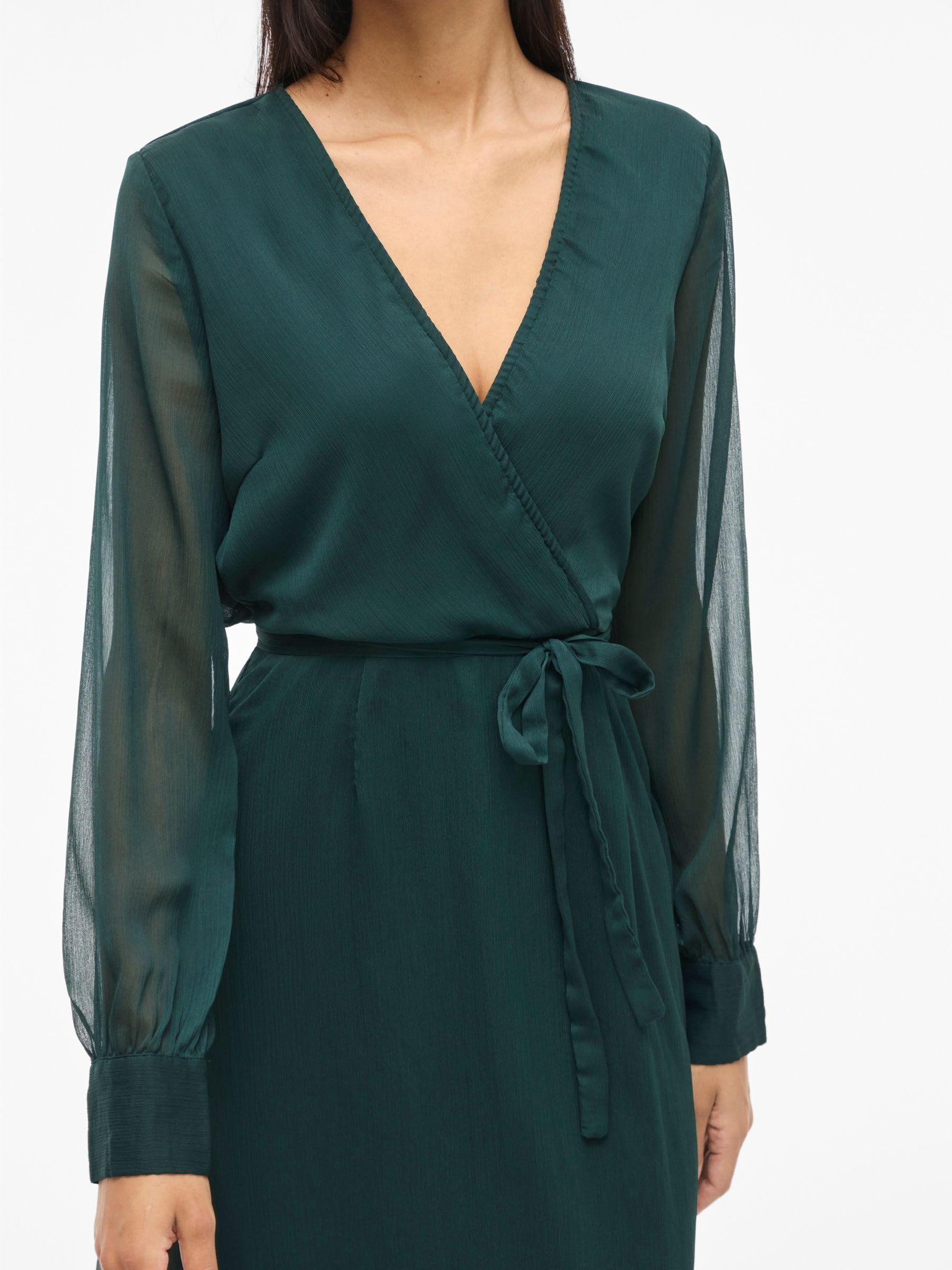 Vila Female Maxikleid VIFALIA Langarm | Midi dress