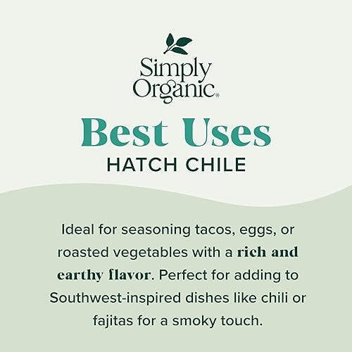Miniatura 3 de Simply Organic Hatch Chile - Sales de acabado, 2.61 onzas