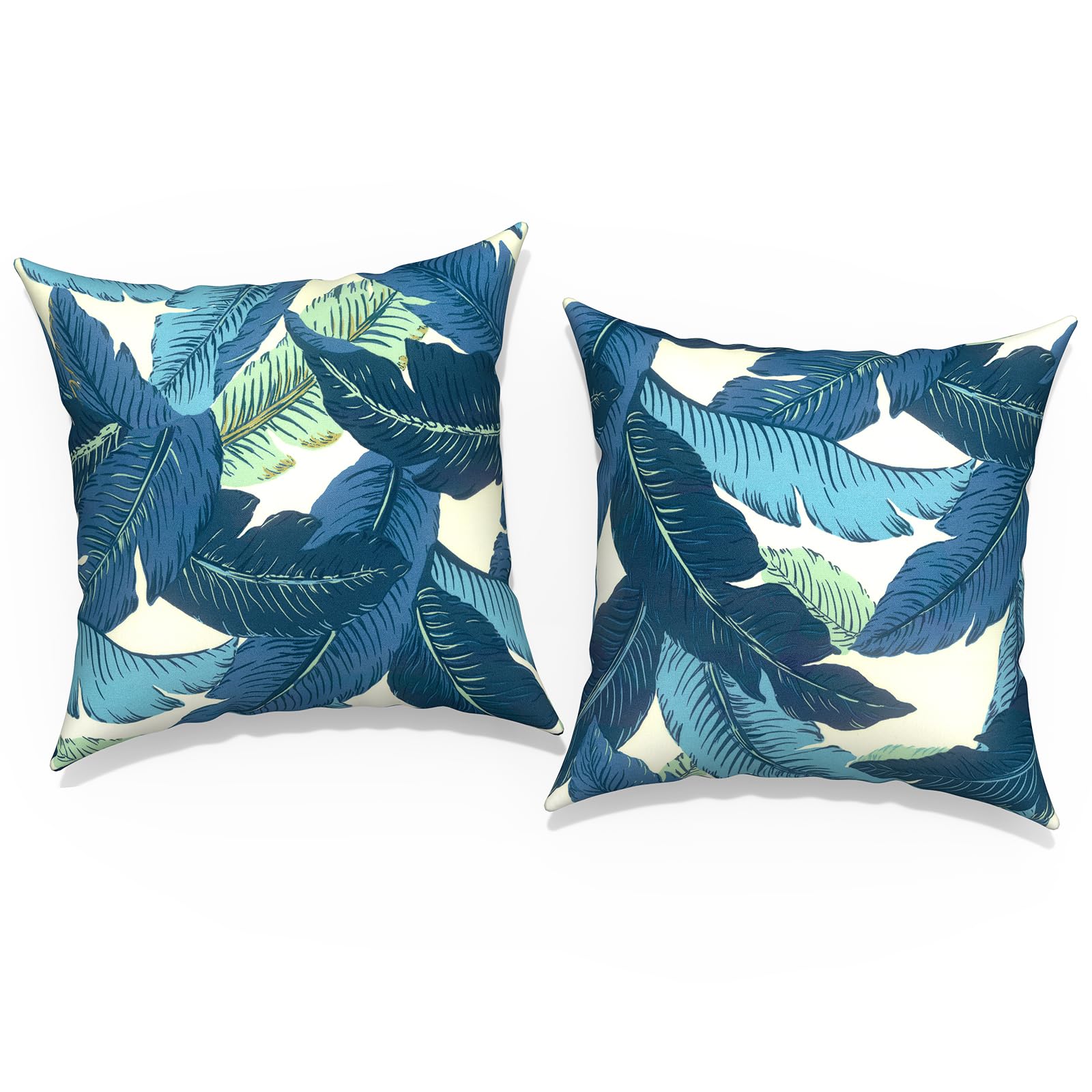 TWLEAR Outdoor Throw Pillow Covers 18”x18”, Decorative Pillow Covers for Patio Furniture, Modern Cushion Cases for Garden Couch Home Sofa Bed Office