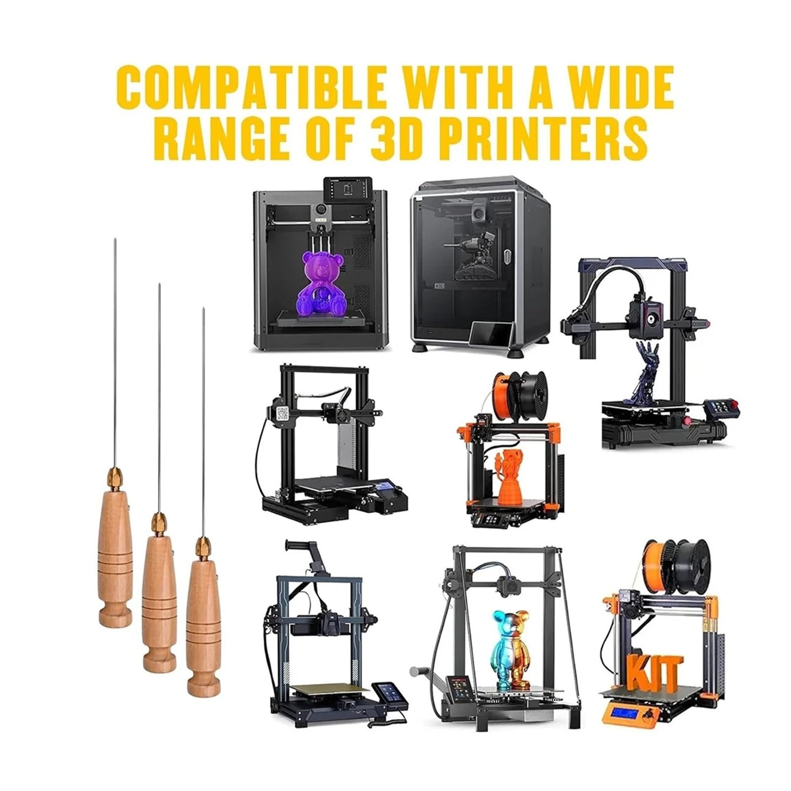 Kit de nettoyage de buse Φ1,6 mm for imprimante 3D