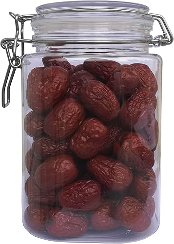 Miniatura 7 de FixtureDisplays Cierre de alambre PET Jar 27.1 fl oz Spice Jar Seal Pintura Aceite Almacenamiento Tarro Contenedor Cerradura 18615-800ML-NPF