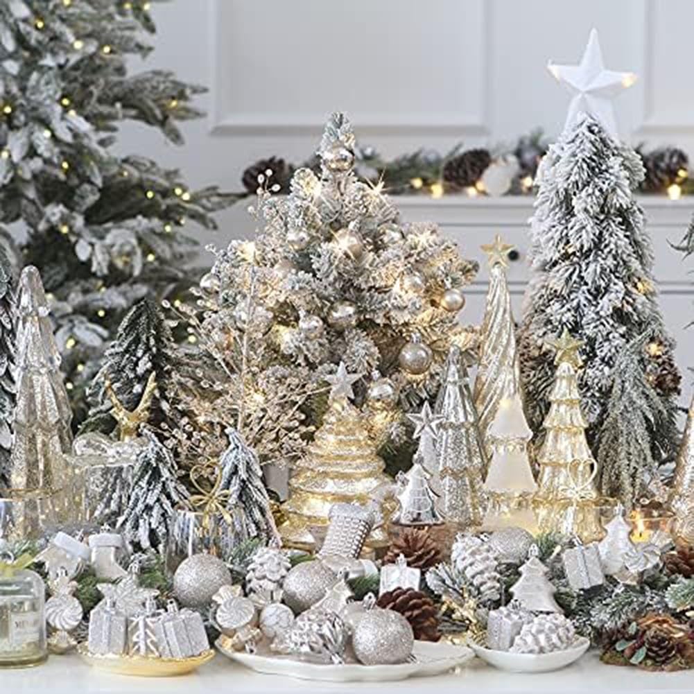 30 palline di Natale, 6 cm, mix di plastica infrangibile