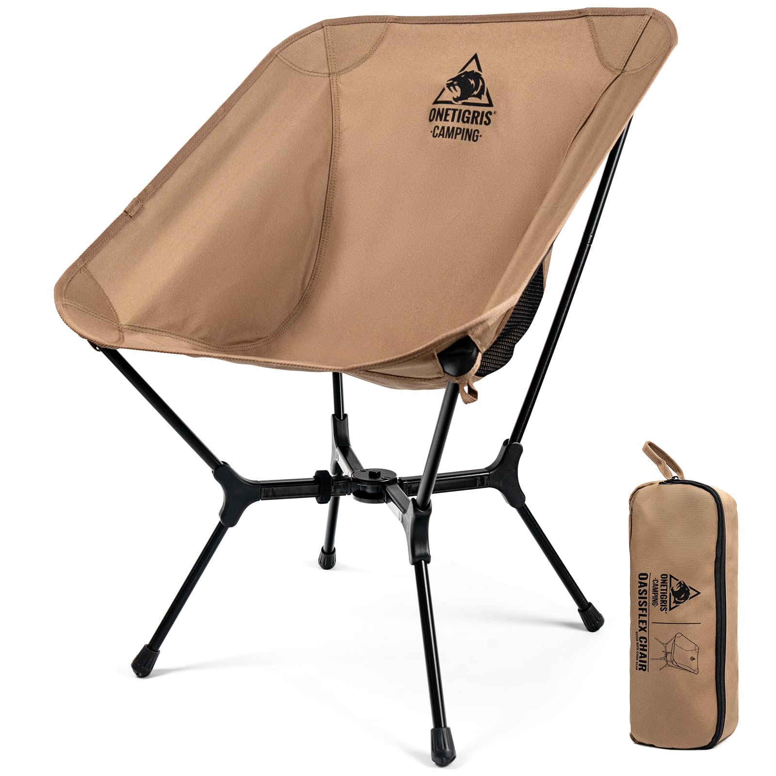 OneTigris OasisFlex Camping Chair,Portable Chair with Carry Bag