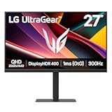 27G640A-B 27-inch Ultragear QHD &lpar;2560 x 1440&rpar; IPS Gaming Monitor&comma; 300Hz&comma; 1ms&comma; NVIDIA G-Sync&comma; AMD FreeSync Premium&comma; VESA DisplayHDR 400&comma; HDMI 2&period;1&comma; USB Type-C&comma; Tilt&sol;Height&sol;Swivel&sol;Pivot Stand&comma; Black