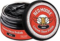 Red Moose Leather Shoe Cream Polish - Restore Boots & Shoes to Like-New Shine - Natural Waxes, Made in USA