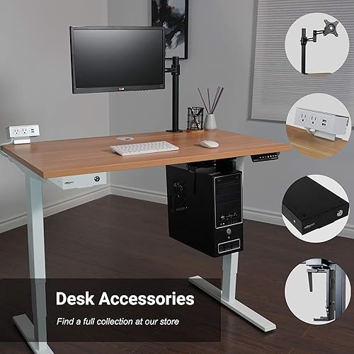 Miniatura 4 de Progressive Automations Ojal de escritorio de pie de 3.5 pulgadas de diámetro para agujero de 3.15 pulgadas, organizador de cables redondo,