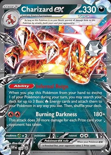 Charizard ex 196 Scarlet Violet Black Star Promo single card
