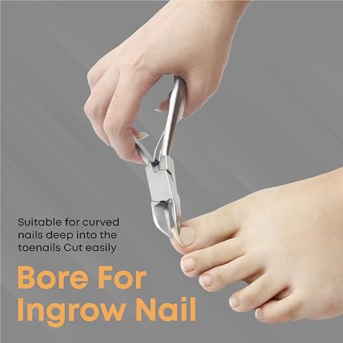 Miniatura 6 de Stellmacher Cortaúñas de los pies, cortaúñas profesional para uñas gruesas y encarnadas, cortaúñas de precisión para uñas gruesas, cortaúñas de
