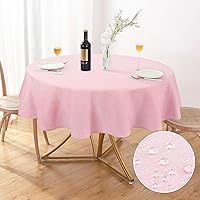 Vista 29 de AUSSPVOCT 2 manteles de lino texturizado para mesa rectangular, 52 x 70 pulgadas, mantel rectangular impermeable, lavable, tela para mesa