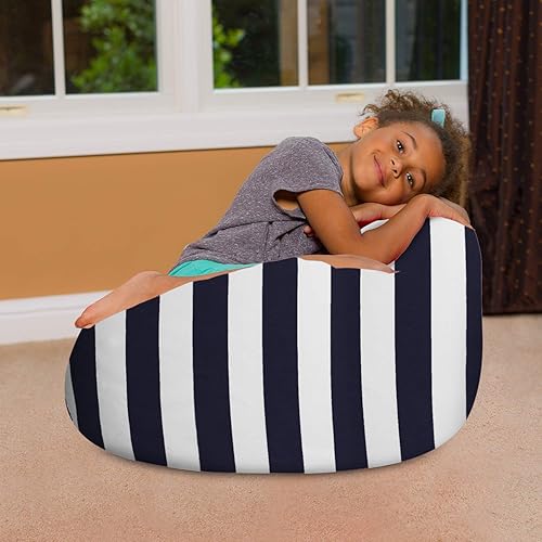 Miniatura 37 de Posh Beanbags - Sillón puff Lienzo Animales Bosque Critters,Lienzo Pájaros en Blanco,Lona Chevron Negro y Blanco,Tela para colorear lienzo - Mundo