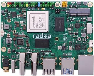 ROCK Pi 5 Model B, ROCK Pi 5B Radxa RK3588 8 core development board, RAM 4GB 8GB 16GB optional (16GB RAM, NO eMMc)