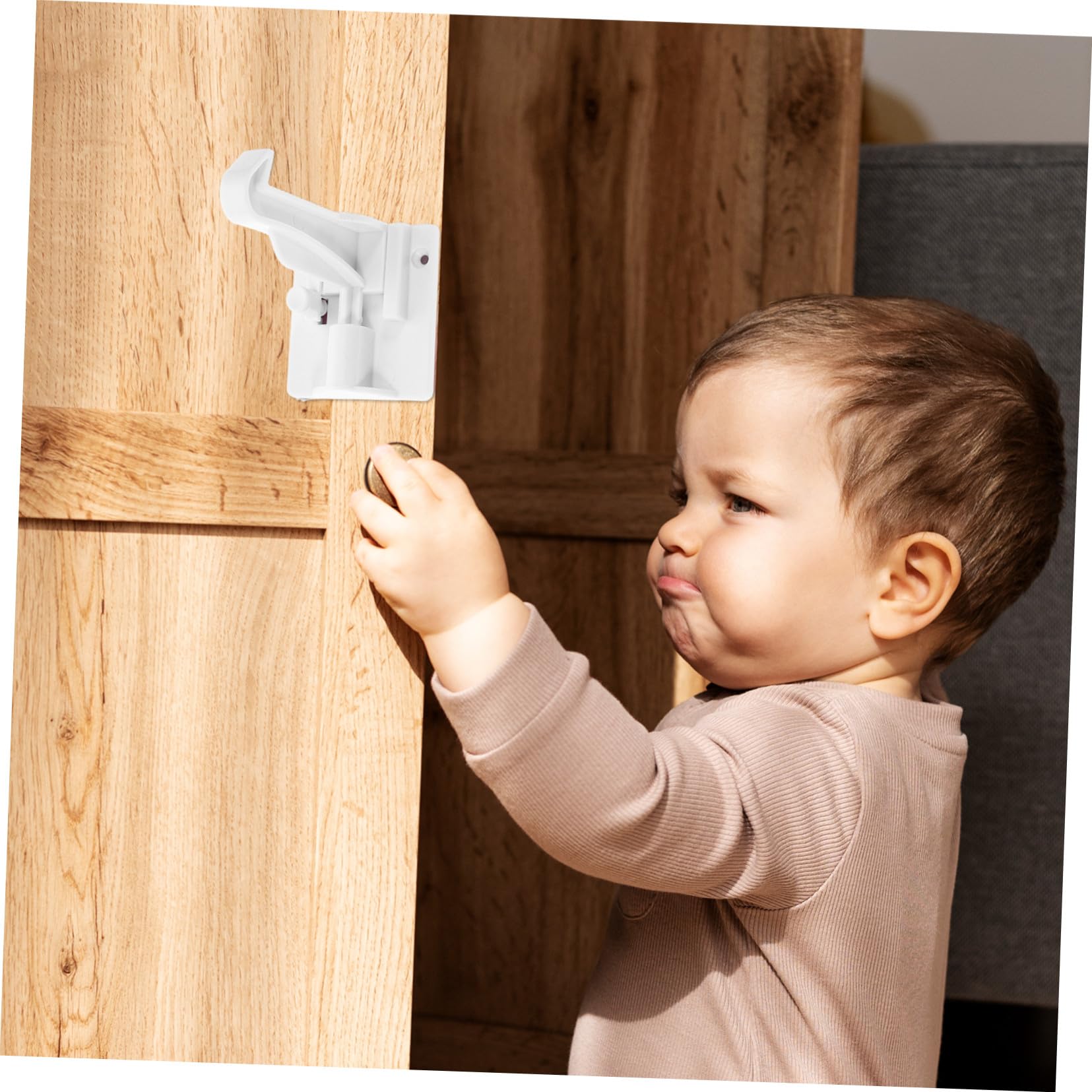 Cerradura Invisible de Seguridad para Cajones y Puertas 12 Piezas