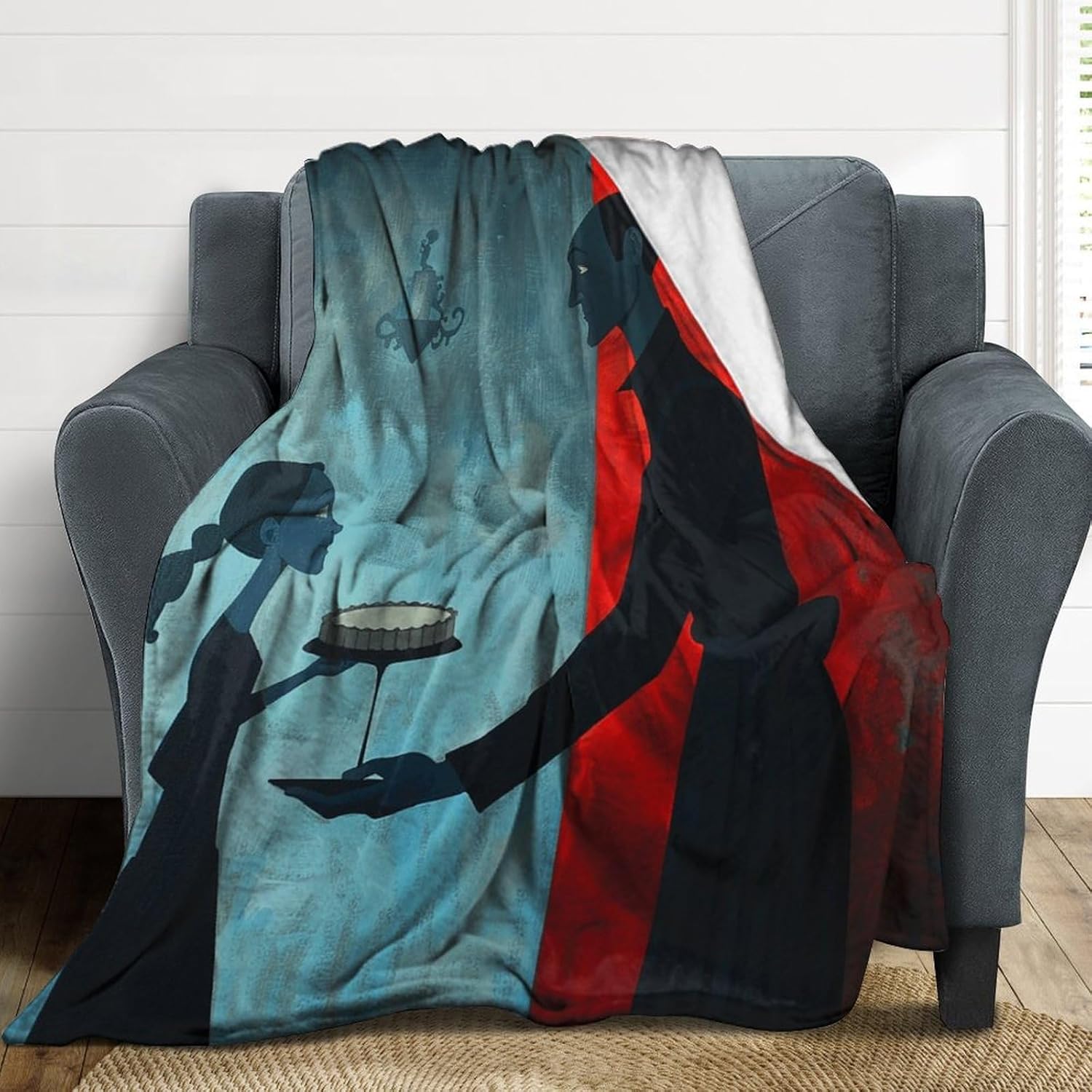 Throw Blanket Ultra Soft Cozy Fleece Blanket Lightweight Comfy Flannel Blanket Give The Girl Pie Travel Blanket All Seasons Blanket for Couch Bed Office Camping Gifts