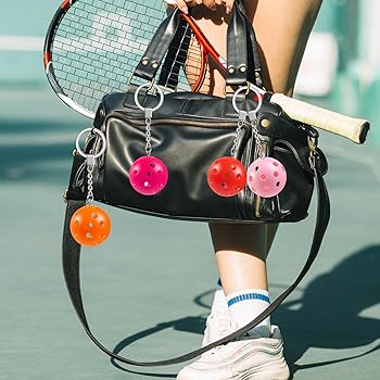 Amazon.com: ZHWKMYP 18 Pcs Pickleball Keychain, Pickleball