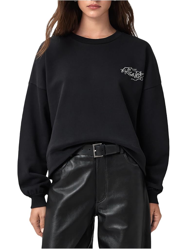 Black AllSaints Reel Lila Sweat