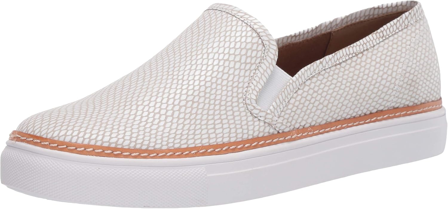 Aerosoles Women's Newburgh Sneaker, White Snake, 12 M US