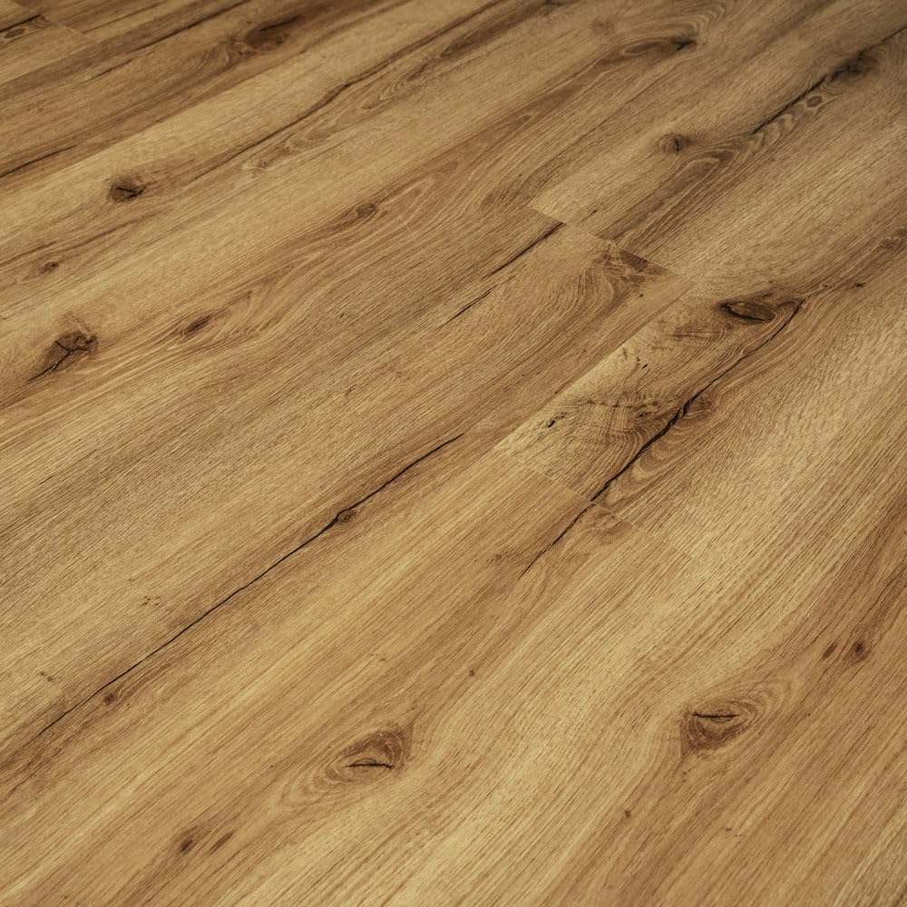 HOME DELUXE Clic Vinyl Floor con calpestio ROMIA Rovere - 20 m² | clic in vinile con isolamento acustico, pavimento in vinile con isolamento acustico, clic pavimento in vinile con isolamento