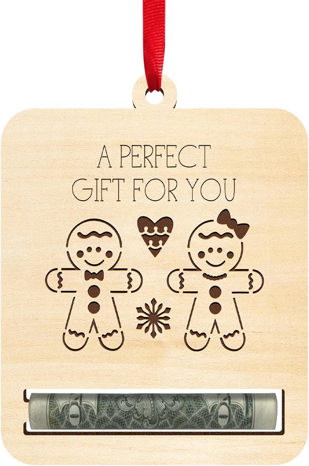 Cute Money Holder Christmas Ornament 2024, Here’s A Few Bucks for Christmas, Reindeer Money Holder (TA09)
