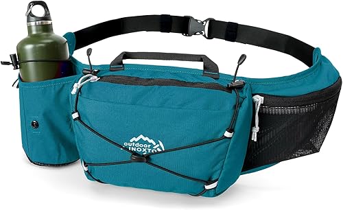 Miniatura 9 de INOXTO Cangurera delgada para correr para mujeres y hombres, riñonera deportiva para correr, caminar, ciclismo, senderismo, cinturón reflectante