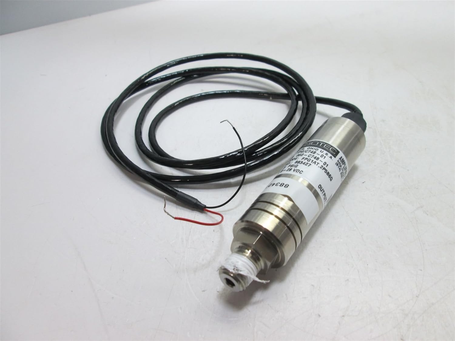 Sensotec FPG/C74801 Pressure Transducer, Supply 928VDC, Output 4