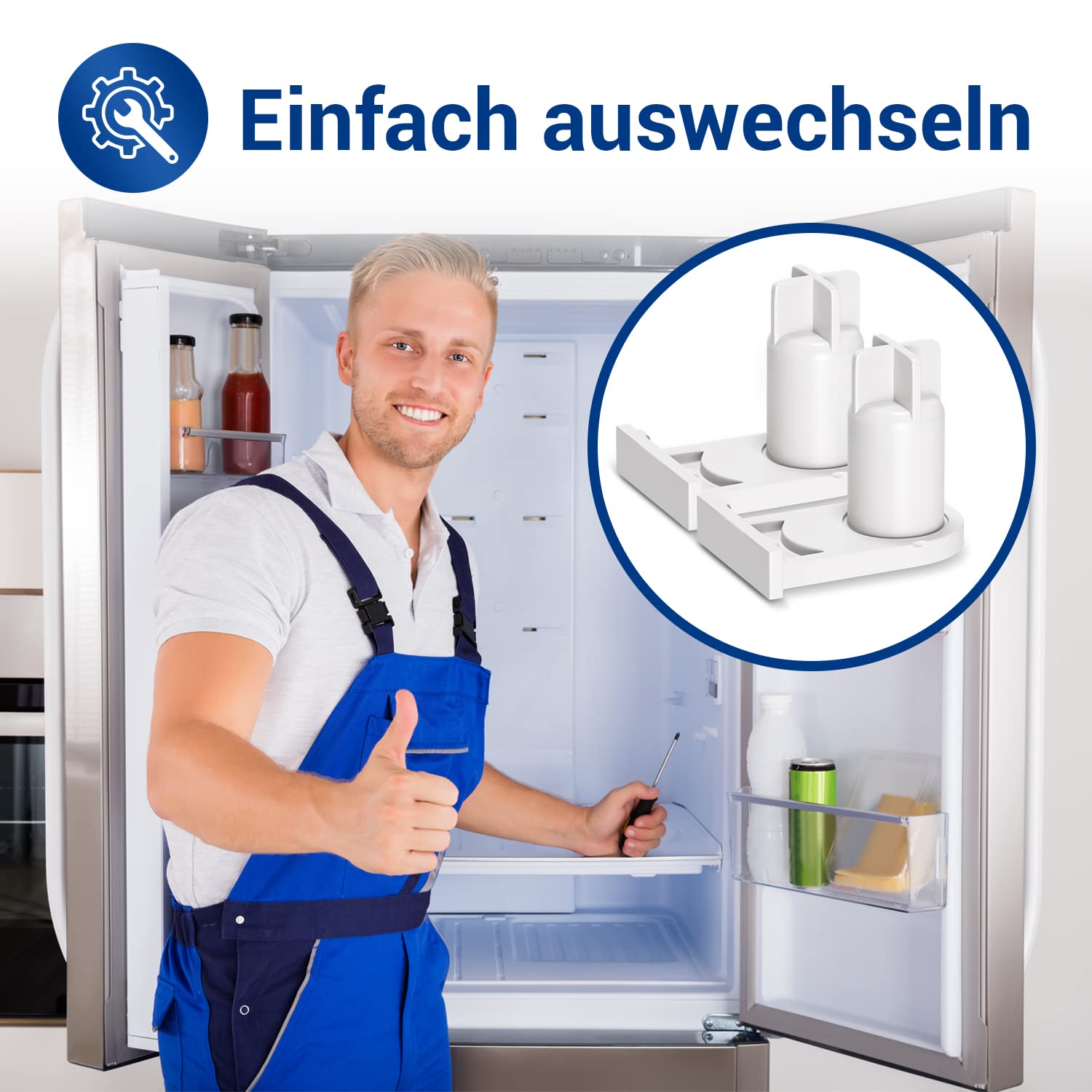 ZESTAW VIOKS 2 bolce zawiasu do lodówki BOSCH 00169301 zamiennik